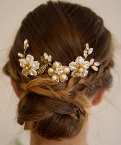 Geranium Bridal Hairpins