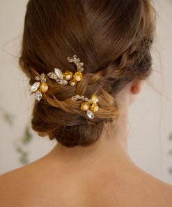 Harvest Moon Bridal Hairpins
