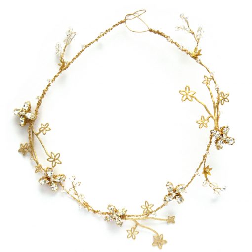 Stardust celestial bridal halo hair vine - Image 2