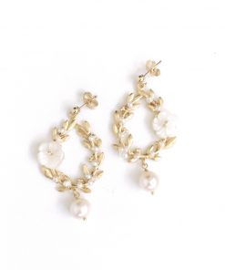Damson Pearl earrings