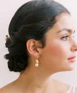 Azalea Pearl Drop Earrings