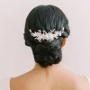 Zinnia Floral Bridal Comb