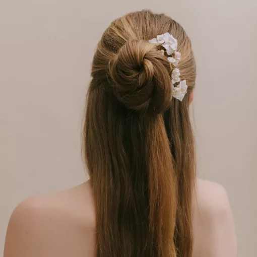 Blair wedding hair accessory for ponytail and buns