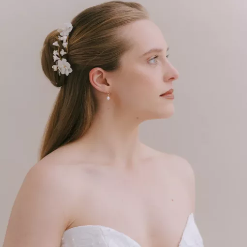 Blair wedding hair accessory for ponytail and buns - Image 3