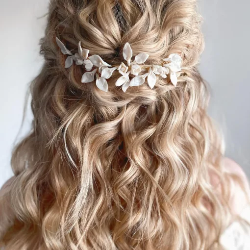 Willa Bridal updo wedding hair vine - Image 3